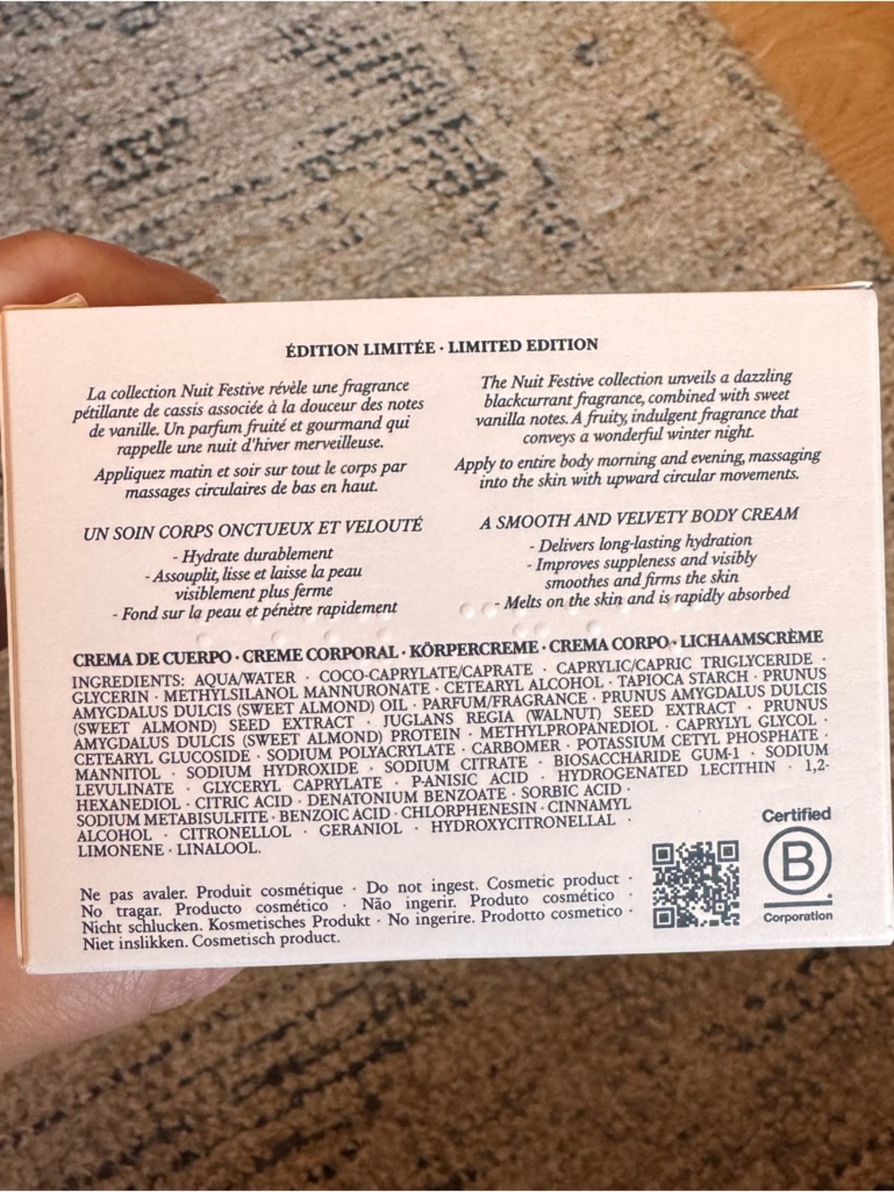 L'OCCITANE Nuit Festive Milk Concentrate - Picture 3 of 4